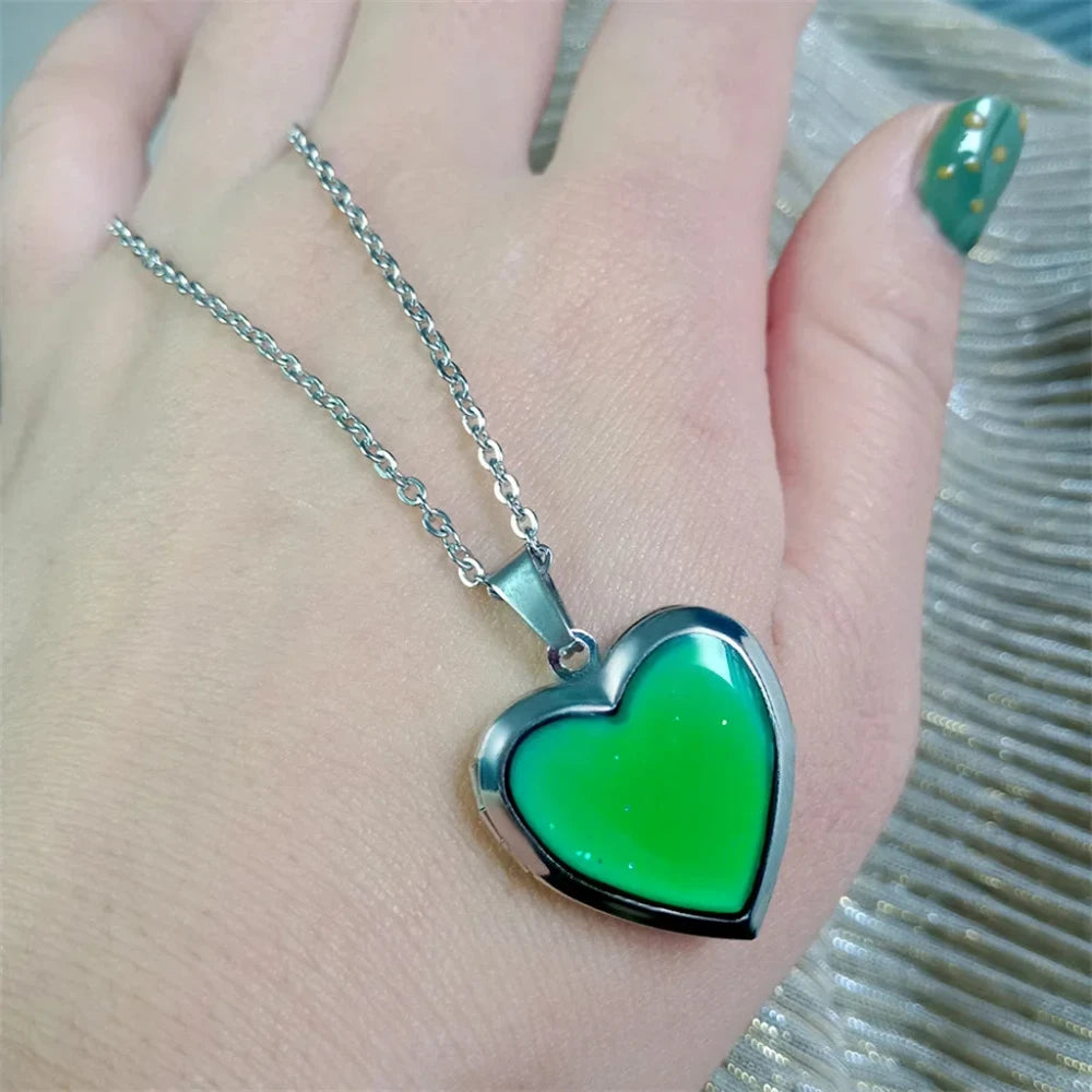 Collar de Corazón Cambiante