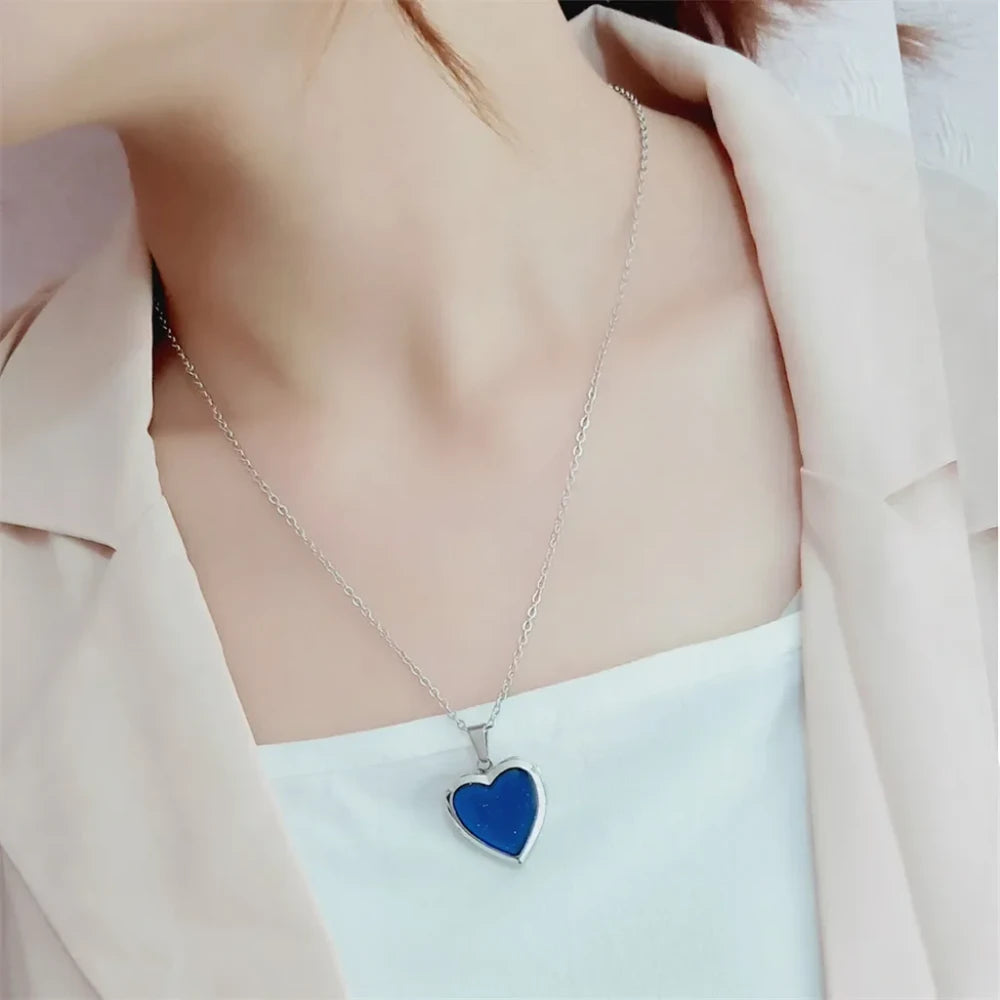 Collar de Corazón Cambiante